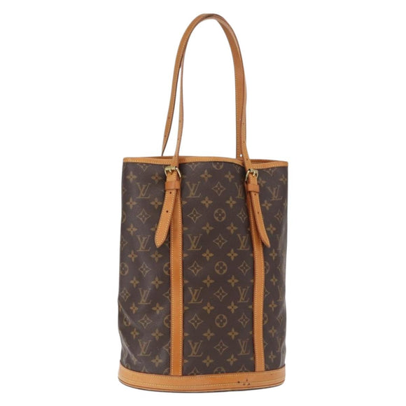 LOUIS VUITTON Monogram Bucket GM Shoulder Bag M42236 LV Auth 162785