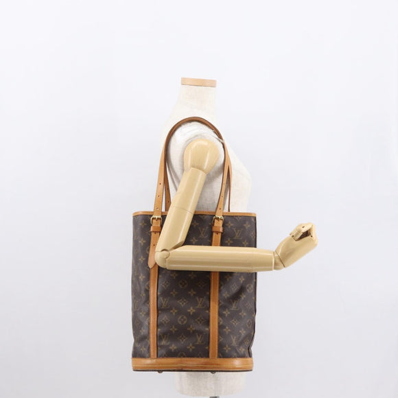 LOUIS VUITTON Monogram Bucket GM Shoulder Bag M42236 LV Auth 162785