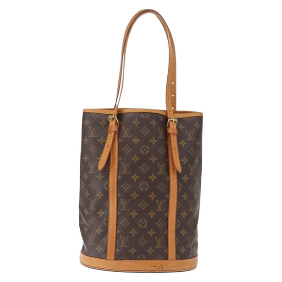 LOUIS VUITTON Monogram Bucket GM Shoulder Bag M42236 LV Auth 162785