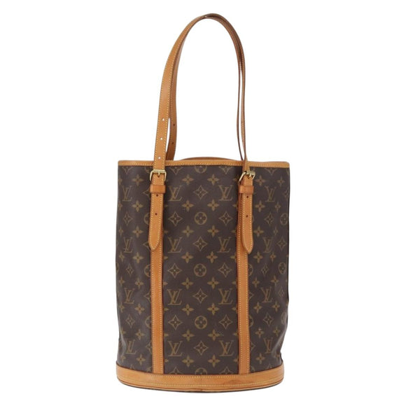 LOUIS VUITTON Monogram Bucket GM Shoulder Bag M42236 LV Auth 162785