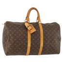 LOUIS VUITTON Monogram Keepall 50 Boston Bag M41426 LV Auth 162788-1