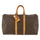 LOUIS VUITTON Monogram Keepall 50 Boston Bag M41426 LV Auth 162788-13