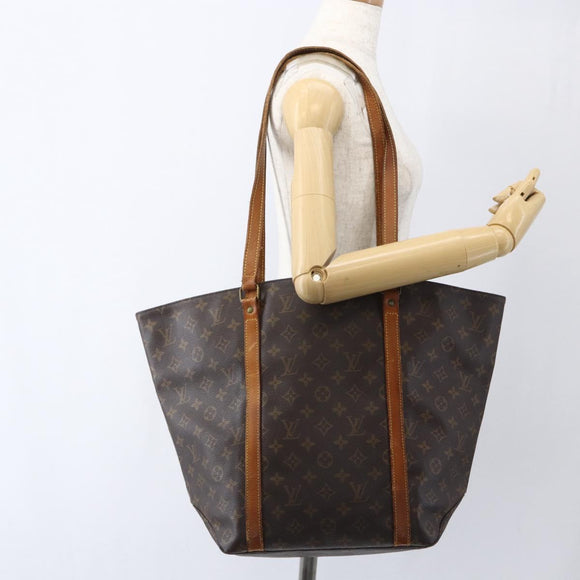 LOUIS VUITTON Monogram Sac Shopping Tote Bag M51108 LV Auth 162791