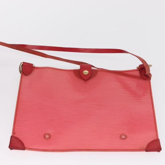 LOUIS VUITTON Epi Plage Lagoon Bay Tote Bag Red M92150 LV Auth 162793