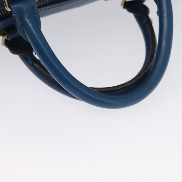 LOUIS VUITTON Epi Speedy 30 Hand Bag Toledo Blue M43005 LV Auth 162794