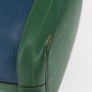 LOUIS VUITTON Epi Noe Shoulder Bag Bicolor Green Blue M44044 LV Auth 162796-9