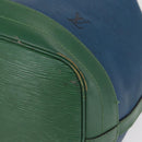 LOUIS VUITTON Epi Noe Shoulder Bag Bicolor Green Blue M44044 LV Auth 162796-14