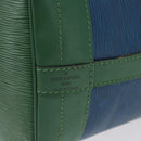 LOUIS VUITTON Epi Noe Shoulder Bag Bicolor Green Blue M44044 LV Auth 162796-17