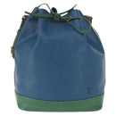 LOUIS VUITTON Epi Noe Shoulder Bag Bicolor Green Blue M44044 LV Auth 162796-13
