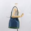 LOUIS VUITTON Epi Noe Shoulder Bag Bicolor Green Blue M44044 LV Auth 162796-20