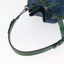 LOUIS VUITTON Epi Noe Shoulder Bag Bicolor Green Blue M44044 LV Auth 162796-7