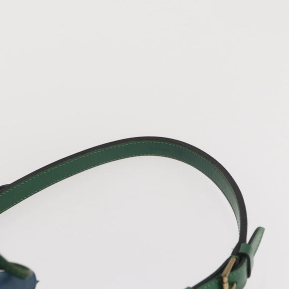 LOUIS VUITTON Epi Noe Shoulder Bag Bicolor Green Blue M44044 LV Auth 162796