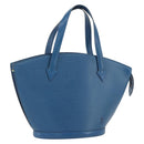 LOUIS VUITTON Epi Saint Jacques Shopping Shoulder Bag Blue M52275 LV Auth 162797-1