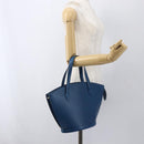 LOUIS VUITTON Epi Saint Jacques Shopping Shoulder Bag Blue M52275 LV Auth 162797-20