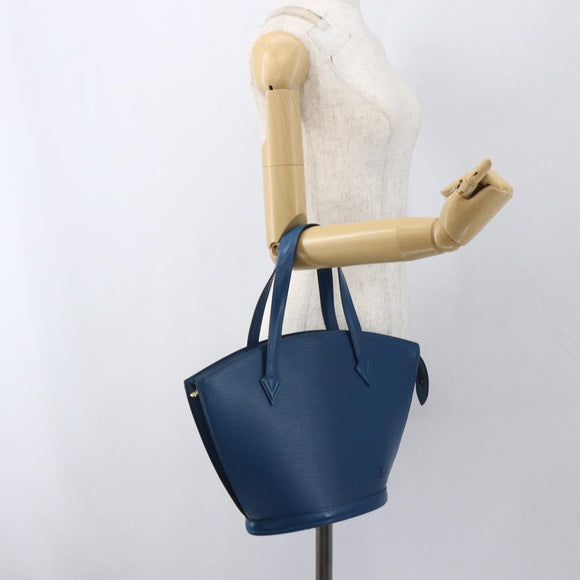 LOUIS VUITTON Epi Saint Jacques Shopping Shoulder Bag Blue M52275 LV Auth 162797