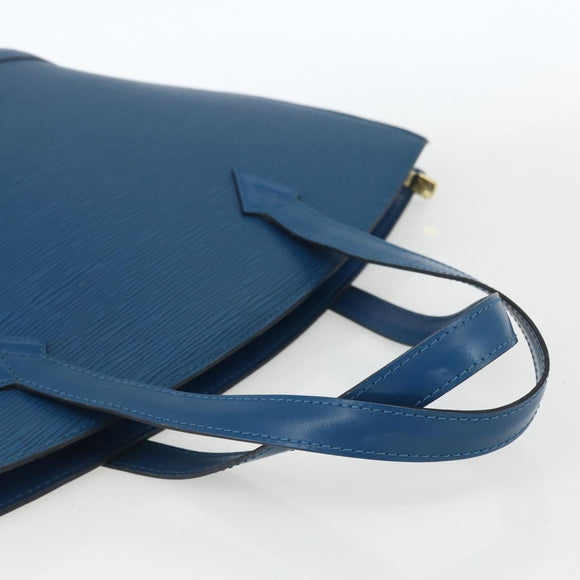 LOUIS VUITTON Epi Saint Jacques Shopping Shoulder Bag Blue M52275 LV Auth 162797