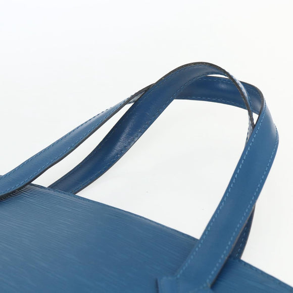 LOUIS VUITTON Epi Saint Jacques Shopping Shoulder Bag Blue M52275 LV Auth 162797