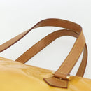 LOUIS VUITTON Monogram Vernis Houston Hand Bag Lime Yellow M91055 LV Auth 162800-8