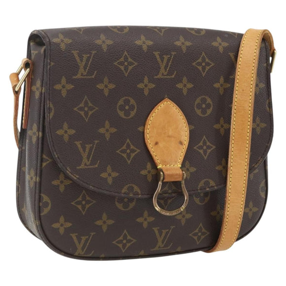 LOUIS VUITTON Monogram Saint Cloud GM Shoulder Bag M51242 LV Auth 162801