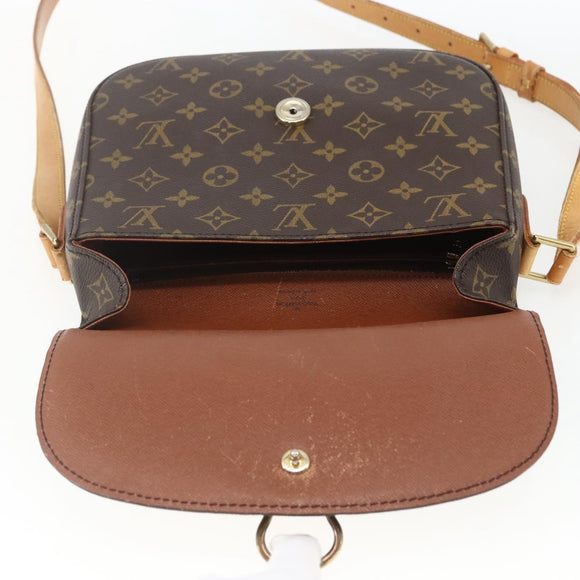 LOUIS VUITTON Monogram Saint Cloud GM Shoulder Bag M51242 LV Auth 162801