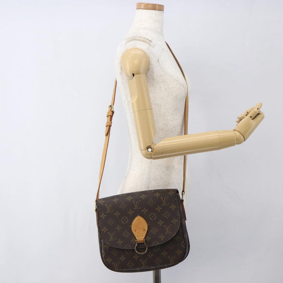 LOUIS VUITTON Monogram Saint Cloud GM Shoulder Bag M51242 LV Auth 162801