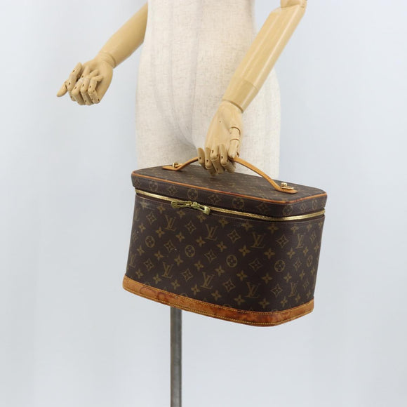 LOUIS VUITTON Monogram Nice Handtasche M47280 LV Auth 162803