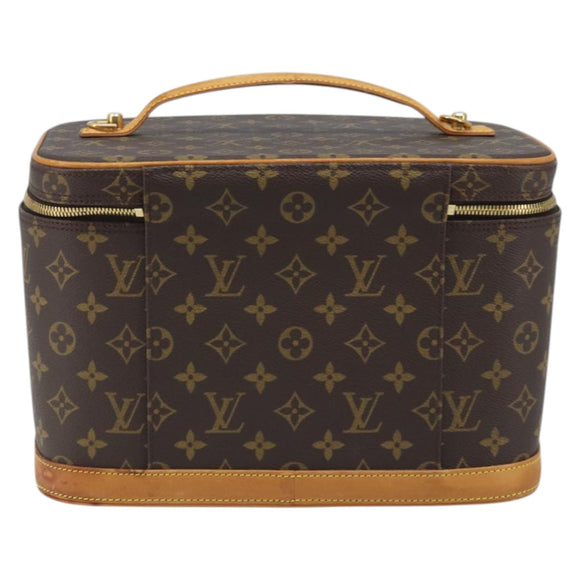 LOUIS VUITTON Monogram Nice Handtasche M47280 LV Auth 162803