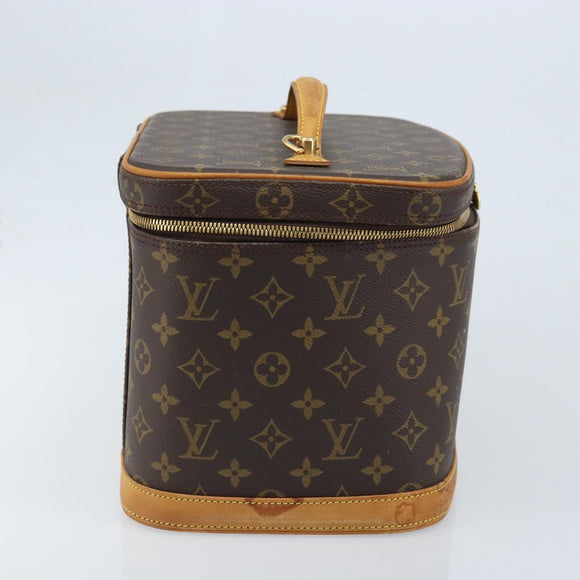 LOUIS VUITTON Monogram Nice Handtasche M47280 LV Auth 162803