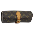 LOUIS VUITTON Monogram Etui3 Montor Accessory Case M47530 LV Auth 162810-1