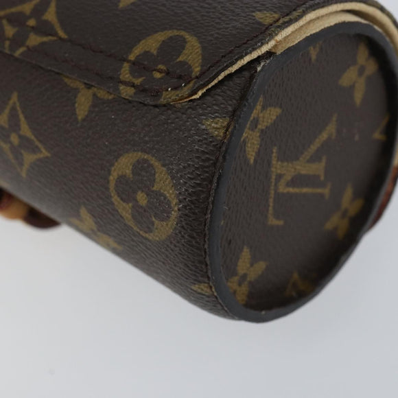 LOUIS VUITTON Monogram Etui3 Montor Accessory Case M47530 LV Auth 162810