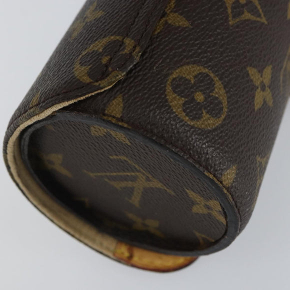 LOUIS VUITTON Monogram Etui3 Montor Accessory Case M47530 LV Auth 162810