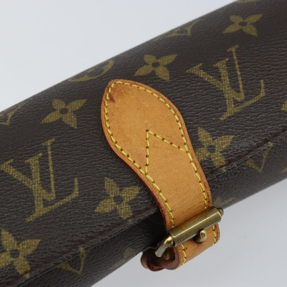 LOUIS VUITTON Monogram Etui3 Montor Accessory Case M47530 LV Auth 162810