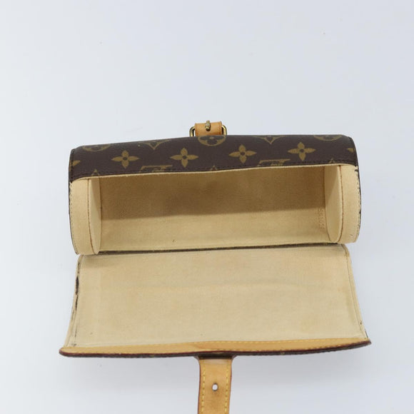 LOUIS VUITTON Monogram Etui3 Montor Accessory Case M47530 LV Auth 162810