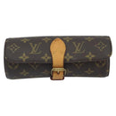 LOUIS VUITTON Monogram Etui3 Montor Accessory Case M47530 LV Auth 162810-2