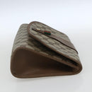 GUCCI GG Supreme Web Sherry Line Clutch Bag PVC Beige Gold 89 01 030 Auth 162811-4