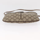 GUCCI GG Supreme Web Sherry Line Shoulder Bag PVC Beige 904 02 047 Auth 162812-5
