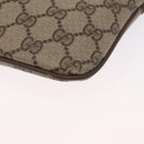 GUCCI GG Supreme Web Sherry Line Shoulder Bag PVC Beige 904 02 047 Auth 162812-17