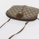 GUCCI GG Supreme Web Sherry Line Shoulder Bag PVC Beige 904 02 047 Auth 162812-6