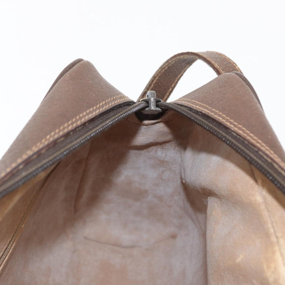 GUCCI GG Supreme Web Sherry Line Bag PVC Beige Gold 56 02 088 Auth 162813