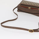 GUCCI GG Supreme Web Sherry Line Bag PVC Beige Gold 56 02 088 Auth 162813-8