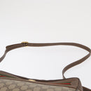 GUCCI GG Supreme Web Sherry Line Bag PVC Beige Gold 56 02 088 Auth 162813-14