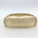GUCCI GG Canvas Hand Bag Gold Tone 002 1115 Auth 162818-5