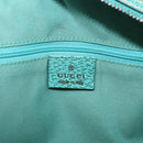 GUCCI GG Canvas Hand Bag Beige Silver 113009 Auth 162819-15