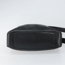 GUCCI Bamboo Hand Bag Leather Black Gold 001 0166 1638 Auth 162820-5