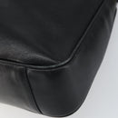 GUCCI Bamboo Hand Bag Leather Black Gold 001 0166 1638 Auth 162820-9