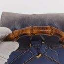 GUCCI Bamboo Backpack Suede Purple Gold 003 2058 0030 Auth 162821-7