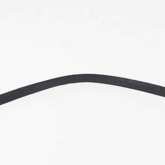 GUCCI Shoulder Bag Leather Black Gold 004 46 0087 Auth 162825