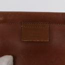 GUCCI Shoulder Bag Suede Beige Gold Auth 162826-18
