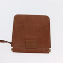 GUCCI Shoulder Bag Suede Beige Gold Auth 162826-20