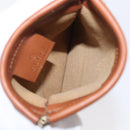 GUCCI Shoulder Bag Suede Beige Gold Auth 162826-22